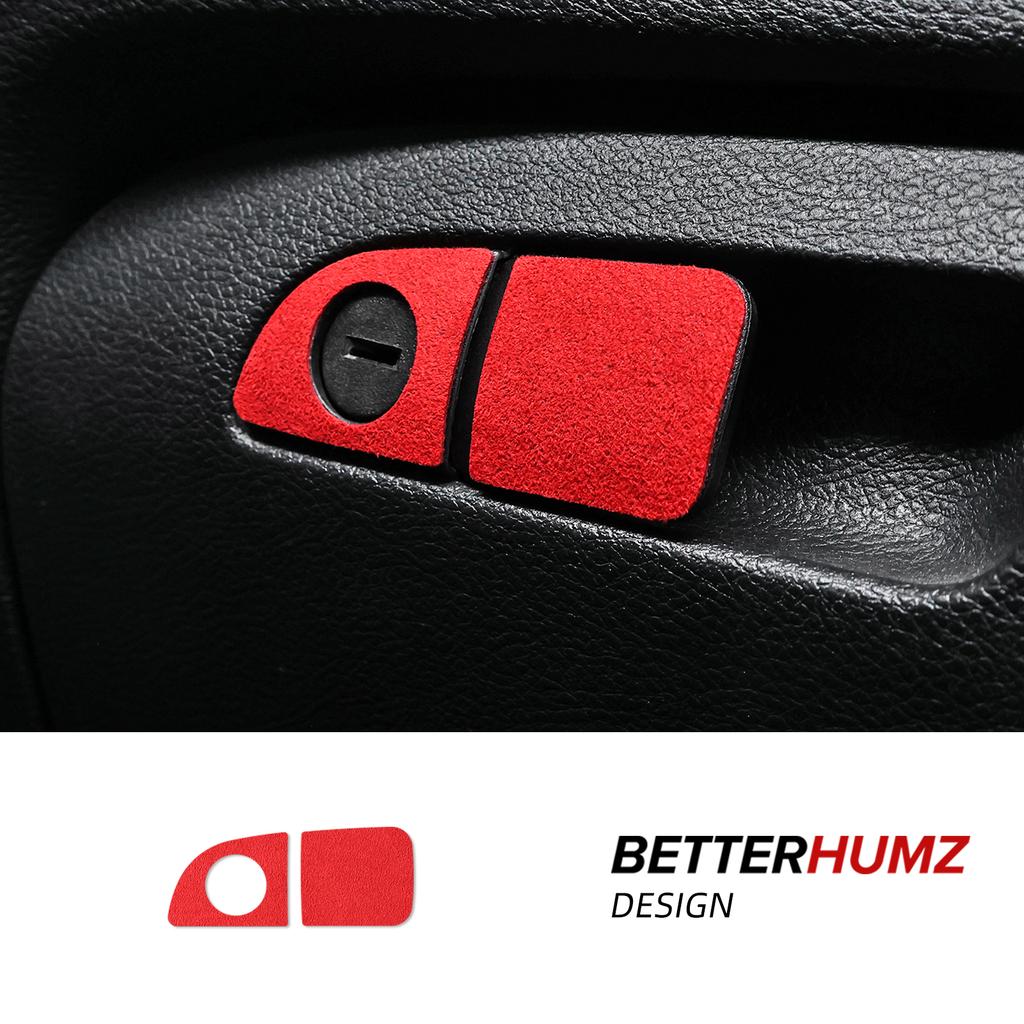 For Dodge Challenger 2015-2023 Made of Alcantara Car Glove Boxes Switch Styling Trim Stickers Tuning Decor Interior Accessories U888
