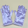 Short Gloves with Beaded Cuffs Bachelorette Party Stage Performances Handwear