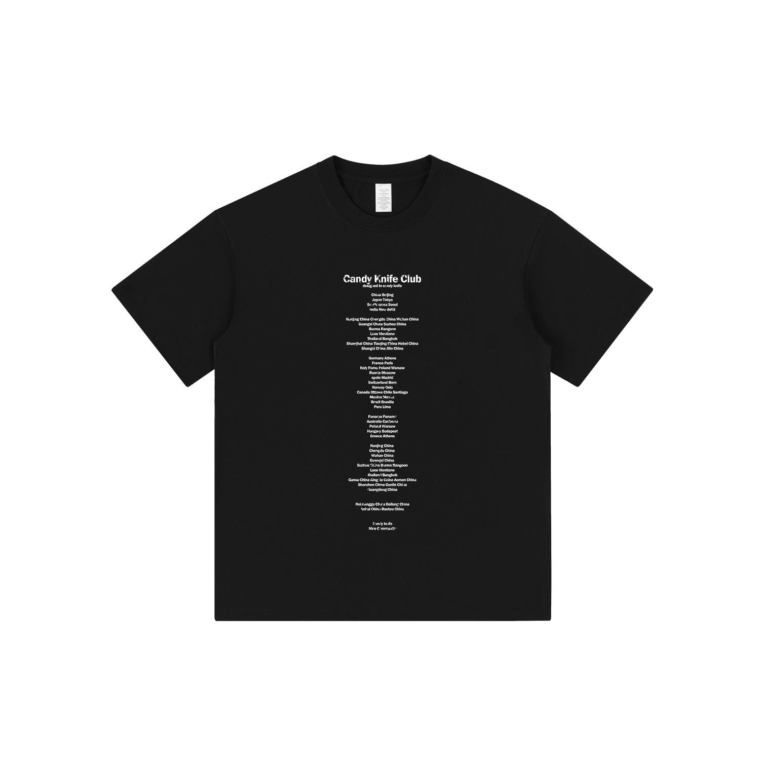

Unisex Oversized American Letter Print Short Sleeve T-Shirt - Trendy Summer Fashion L