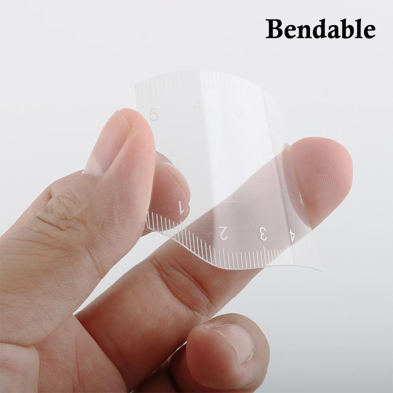 

5 Pcs Durable Brow Shaping Stencil Shaping Portable Instant Brow Shaper Drawing Eyebrow Design Ruler Gift 1set