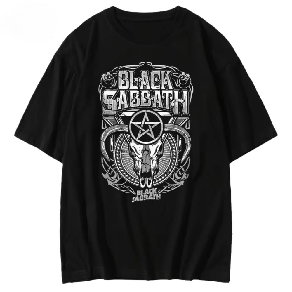 2025 Sommer Herren Kurzarm Extrem Berühmt BLACK SABBATH Band T-Shirt Britischer Rock Black Sabbath Europäischer und Amerikanischer Trend