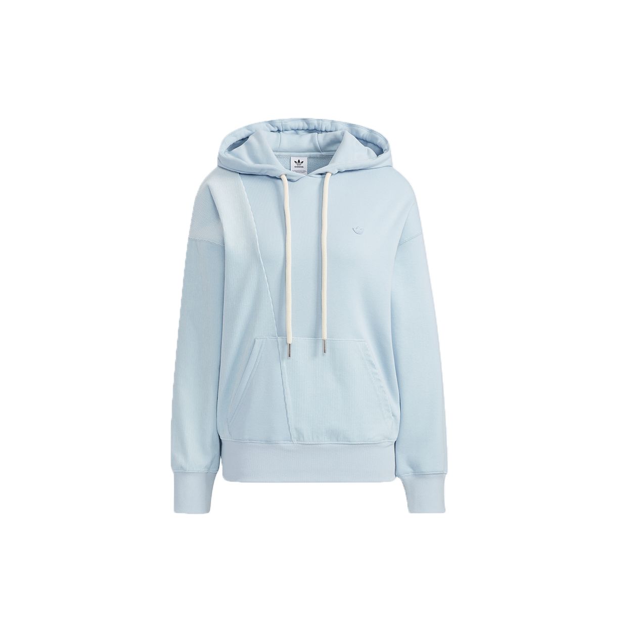 Adidas Худи Originals Trefoil Co 1 Повседневное Ретро Спортивное Дышащее С капюшоном Длинный рукав Толстовка Женские худи Небесно-голубой HC0320 40