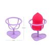 Commodity Cosmetic Puff Display Stand Egg Shape Drying Holder Bracket