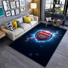 "Arsenal Logo Carpet with Lightning Design for Home Decoration" Suitable for Use As an Anti-slip for Living Room Bedroom Sofas