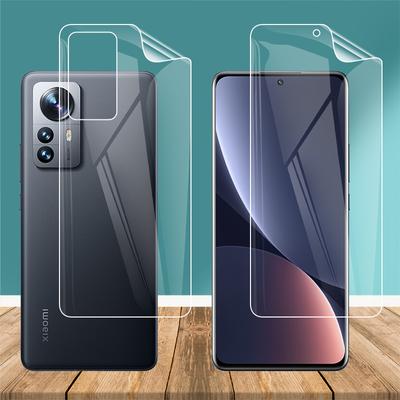 Ultra Ince Hidrojel Film Xiaomi Mi 12 S 12S Pro Ultra 12X Yumuşak TPU Ön Arka Tam Kapak Ekran Koruyucu Şeffaf Koruyucu Film