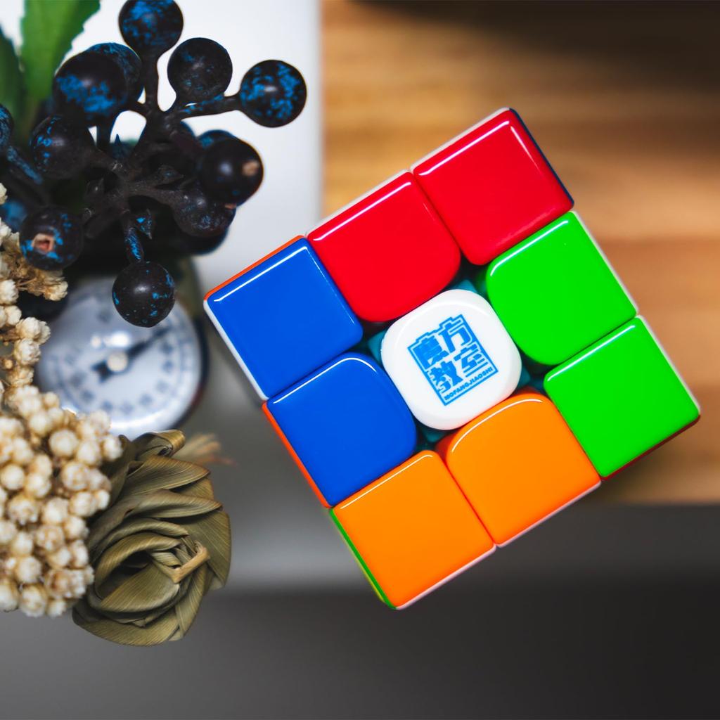 MOYU RS3M V5 Ball Core UV 3x3 Speed Cube Robot Shape Display 3x3 Puzzle Cube Without Sticker Gift Coating for Rs3mv5 MagLev Master Cube Speed Cuber