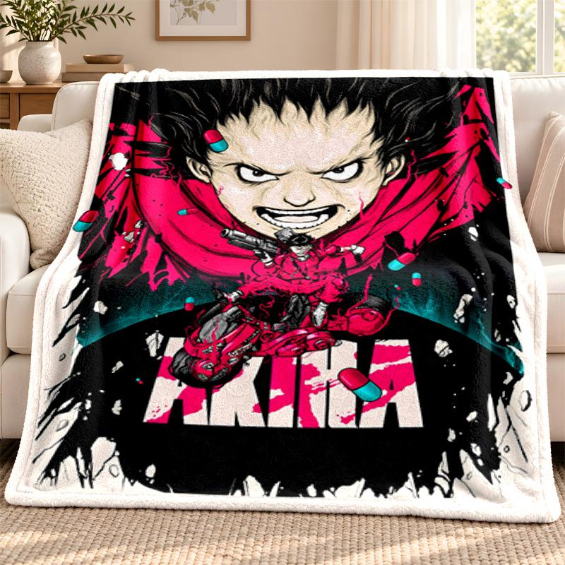 Akira Decke Flanelldecke Weiche Gemütliche Plüschdecke für Sofa Bett Leichte Heimdekoration Outdoor Camping
