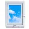White PVC Window 60x80 Right New 600x800 Mm Tilt-and-Turn Double-Glazed