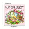 LITTLE COZY Adult Coloring Book Stress Relief 1pc with 22 Thick Paper Pages And Bold Designs No Batteries Required Ideal Gift