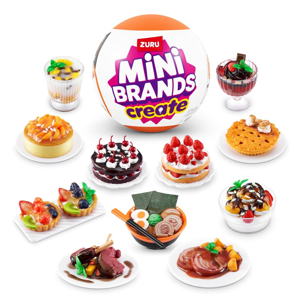 Mini Brands MasterChef Series 1 (2-Pack) - Collect and Create 11 MasterChef Dishes. DIY Resin Play, Non-Edible Collectibles.