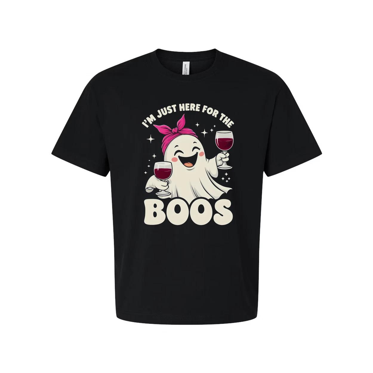 Im Just Here For The Boos Unisex T Shirt Graphic Tee 3XL