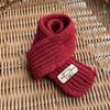 Fashion Multicolor Doll Scarf 20Cm Cotton Doll Small Knitted Scarf Little Bear Scarves Casual Wear Doll Accessories Kids Present Plaything