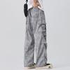 Men Classic Design Multi Flap Pockets Cargo Pants Men Loose Fit Cargo Pants Male Skateboarding Street Camping Trousers