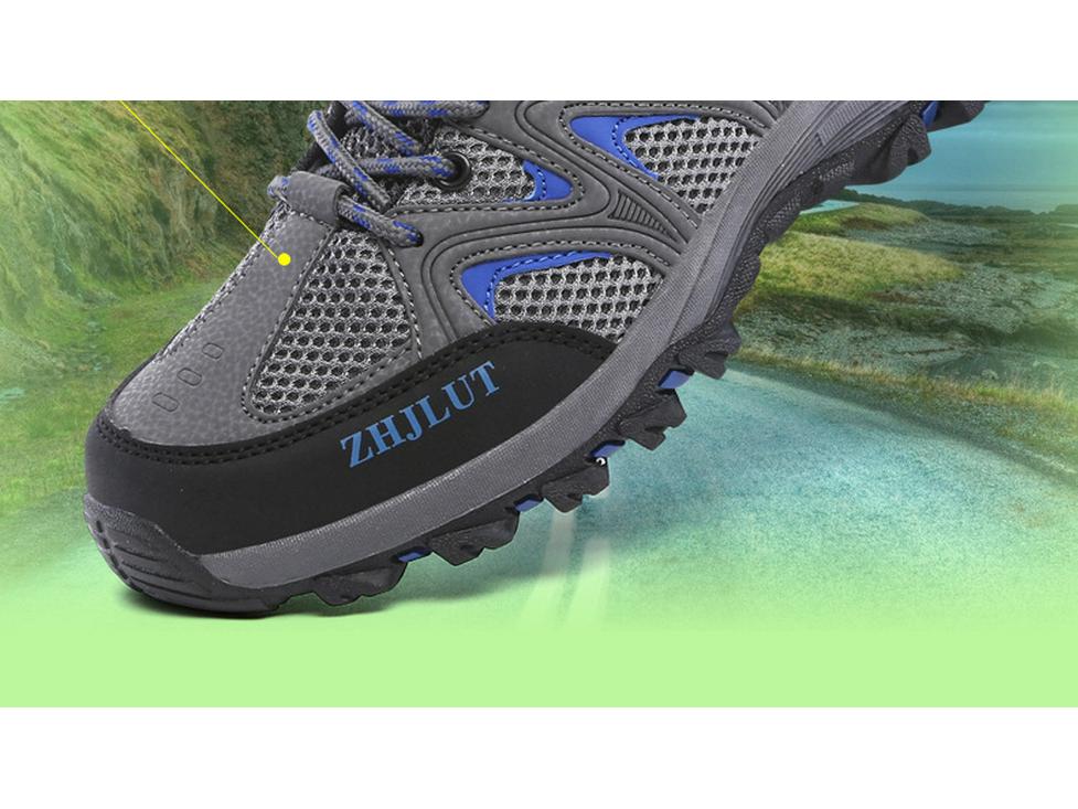 Spring/Summer Outdoor Hiking Shoes: Breathable Shock-Absorbing Casual Sneakers for Couples