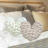 Throw Pillow Breathable Handcrafted Heart-shaped Fashion Home Sofa Woven Pillow Household Supplies