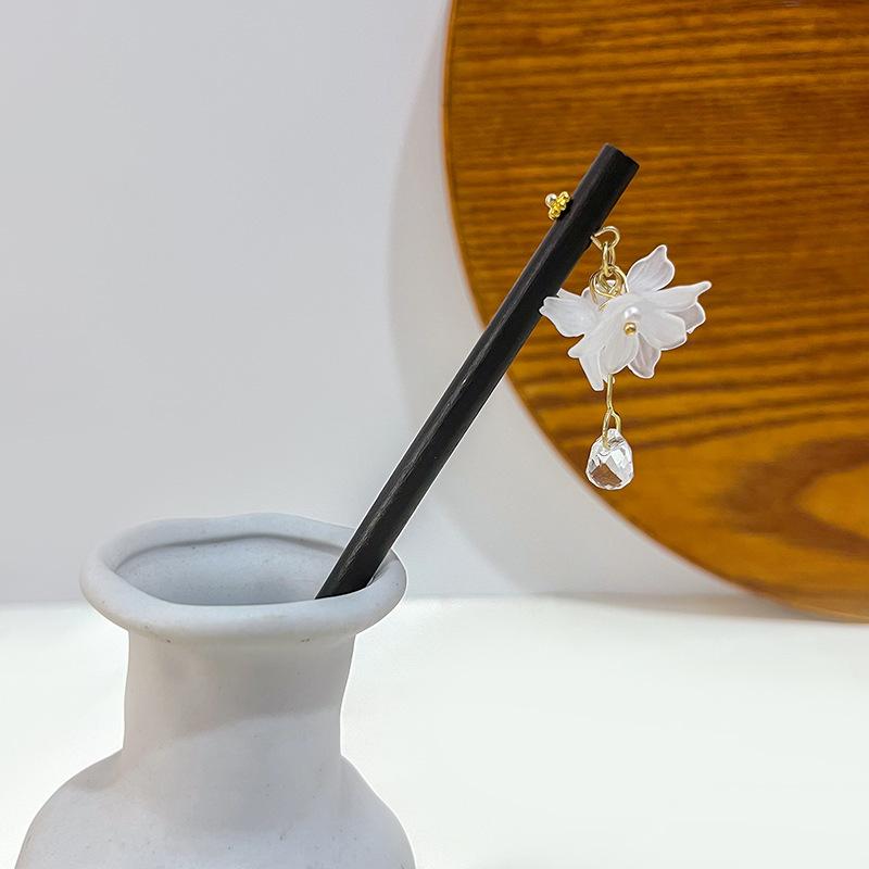 Nationalstil Perle Blume Quaste Quaste Quaste Anhänger Hanfu Accessoire Haarnadel Weiblich Neu Chinesisch Antiker Stil Glockenblume Haarnadel