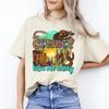 Cowboy Take Me Away T-Shirt Texas Western Boots Cactus Hat Unisex Tee White Sand