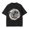 Short Sleeved Round Neck Tshirt Men Clothing Tees Mens TShirt My Chemical Romance Long Live the Black Parade Skeleton Washed