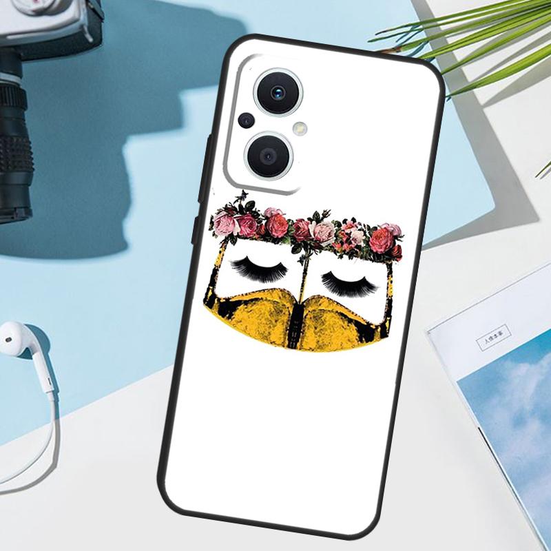 Muslim Islamic Arabic Hijab Girl Cover For OPPO Reno 14 F 13F 12F 11F 10 11 12 13 Pro 7 8 Lite OPPO Find X9 X5 X6 X8 Pro Case