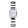 Cute and Stylish Square Watch for Women with Shell Analog Waterproof Quartz Fashion Watch for Women Perfect Gift for Day Design Display, Movement, -