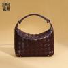 Niche Design Fashionable Casual Hand Carry Women's Bag Versatile Small Fresh Texture Shoulder Armpit Bag Handwoven Bag