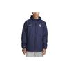 Nike Solid Color Zip-Up Hooded Jacket Men Outerwear Blue DH4698-410