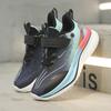 2025 Spring New Double Net Running Shoes Boys and Girls Children's Shoes Shock Absorption Rebound Breathable Physical Education Class Wear-resistan