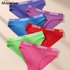 Cotton Summer New Macaron Color Girls Underwear Pure Cotton Antibacterial Crotch Women's Underwear Briefs