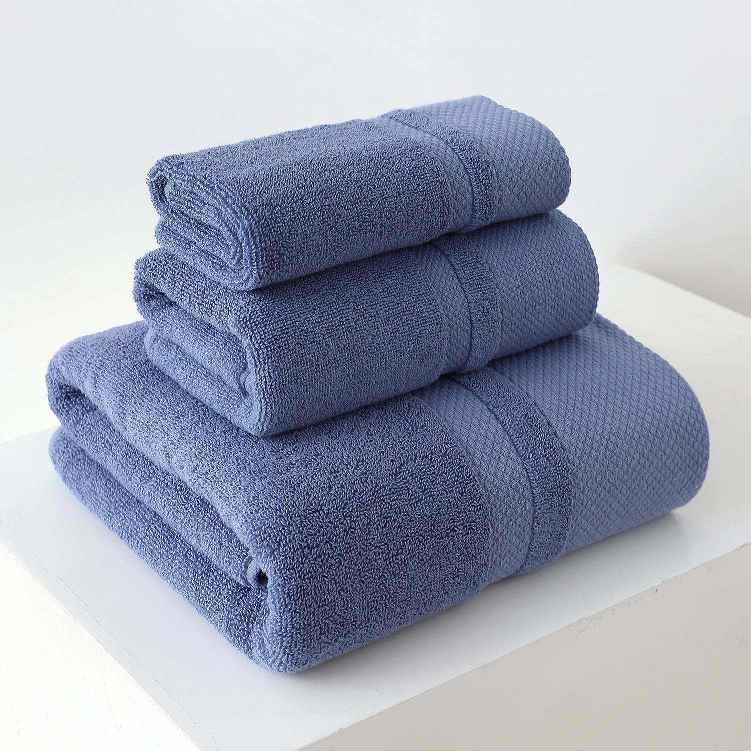 

Cotton towel Bath towel Thickened absorbent face towel Household beach towel 34*34 [60 grams per strip]