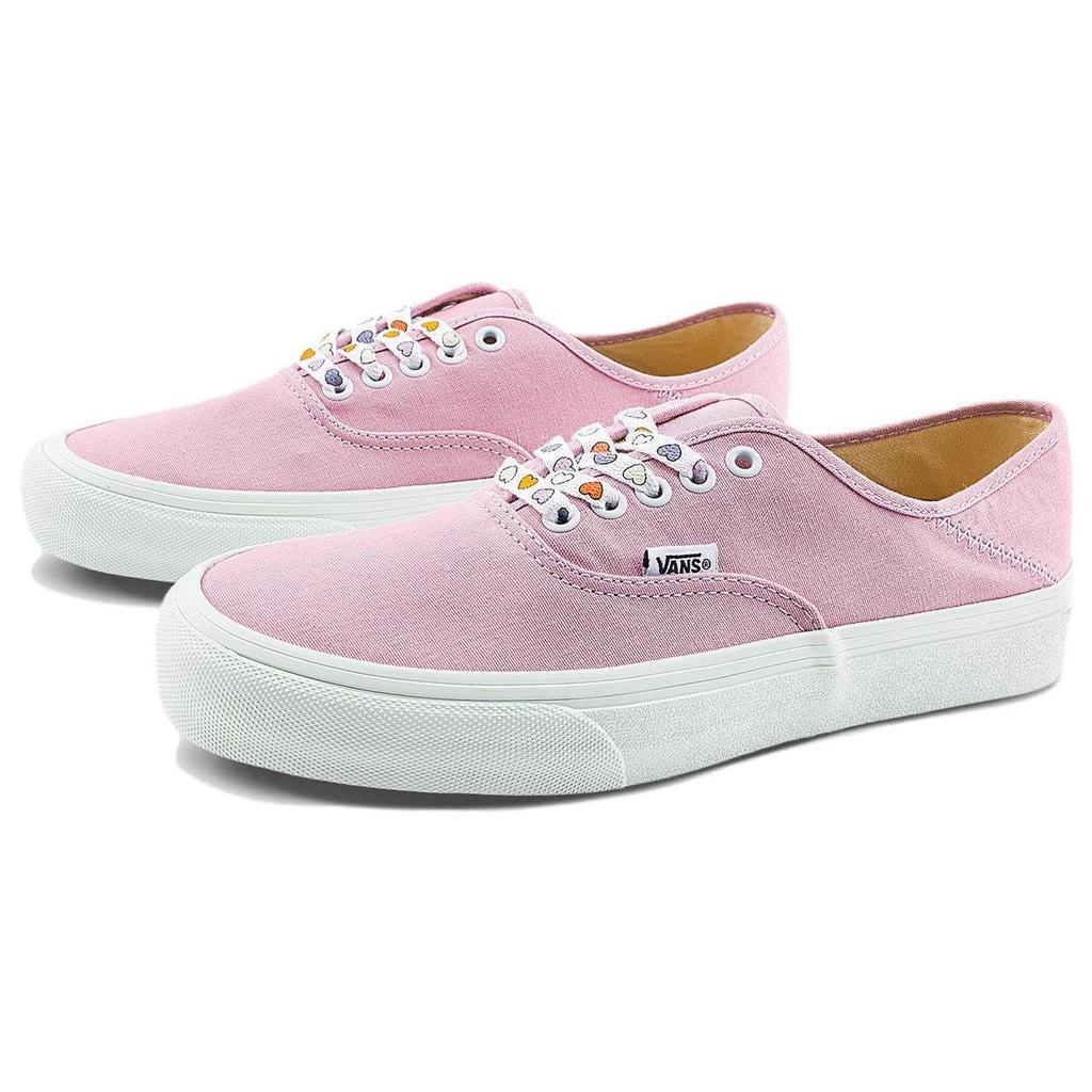 Vans Unisex Authentische VR3 Low-Top Skateboard-Schuhe Pink Weiß VN0A4BX5CCK