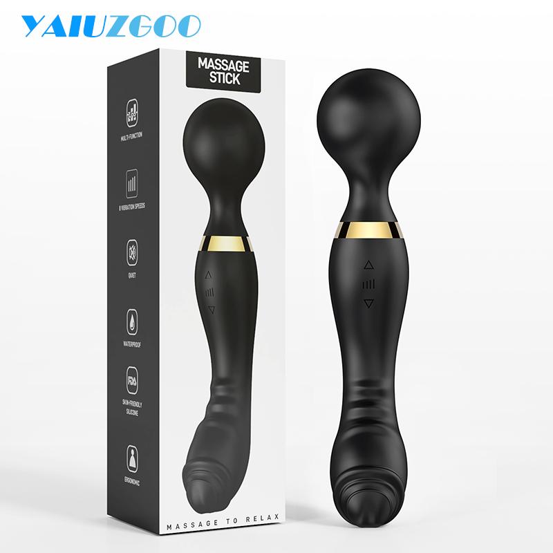 Powerful Wand Vibrator for Woman 28 Vibration Dual Motors AV Magic Wand Dildo G Spot Massager Clitori Stimulator Adult Sex Toys