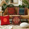 Persian Rug Pattern  Cushion Cover Pillow Case Plush Fabric Soft Double Sided Print Sofa Cushion Cover Throw Pillow Covers