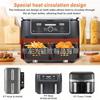New Air Fryer Silicone Liners for Ninja SL400 SL401 Double Stack XL Basket Reusable Air Fryer Baking Tray Airfryer Parts LIJIAO