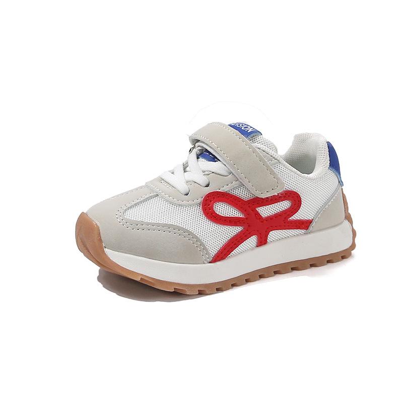 Children's soft-soled casual shoes lace-up Forrest Gump shoes round head non-slip boys' running shoes medium and large children's fashion trendy f