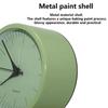 Round Creative Student Hands Desk Clock Metal Alarm Clock Bedroom Living Room Decoration Simple Silent Children's Clock