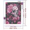 5d DIY Diamant Malerei Kreuzstich Schädel Rose Diamant Stickerei Mosaik voller Runde Bohrer Home Decor