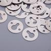 100Pcs Round Keyhole Hangers Fasteners Hanging Hardware for Picture 23mm