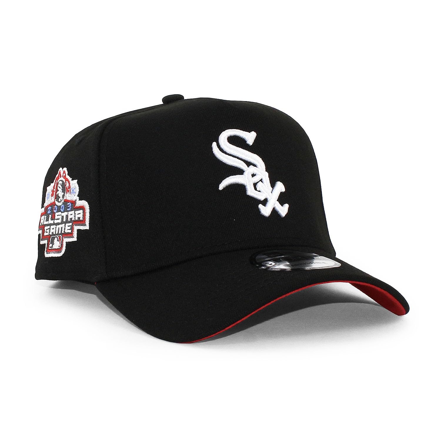 

[New Era] EU exclusive cap 9FORTY snapback Chicago White Sox MLB 2003 ALL STAR A-FRAME SNAPBACK CAP WHITE SOX hat color brim side patch [Used]