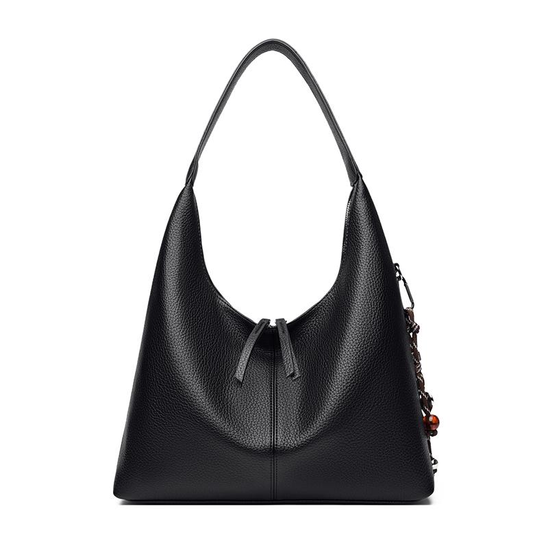 Large Capacity Tote Bag Vintage Shoulder Underarm Bag