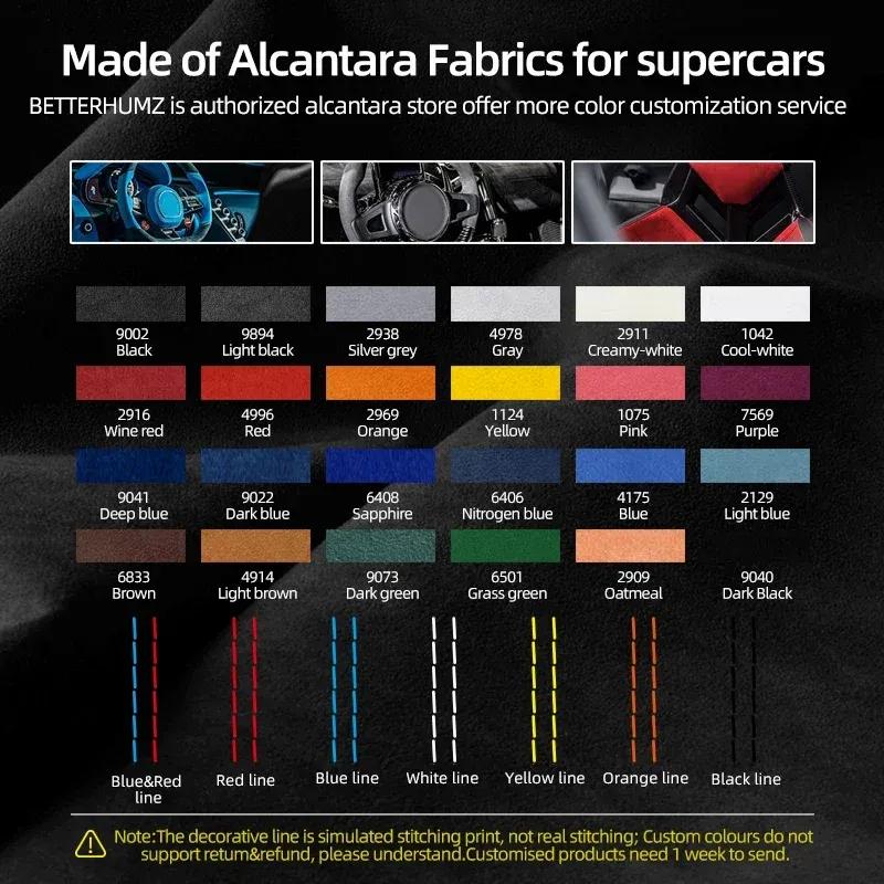 Betterhumz For BMW X3 G01 X4 G02 Car Interior Dashboard Storage Box Panel Trim Performance Made of Alcantara Sticker Accessories