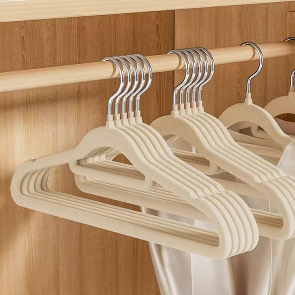 10/20Pcs Velvet Hangers Non-Slip Dressing Storage Suit Shirt Camisole Closet Organizer Save Space Prevents Shoulder Bulging New