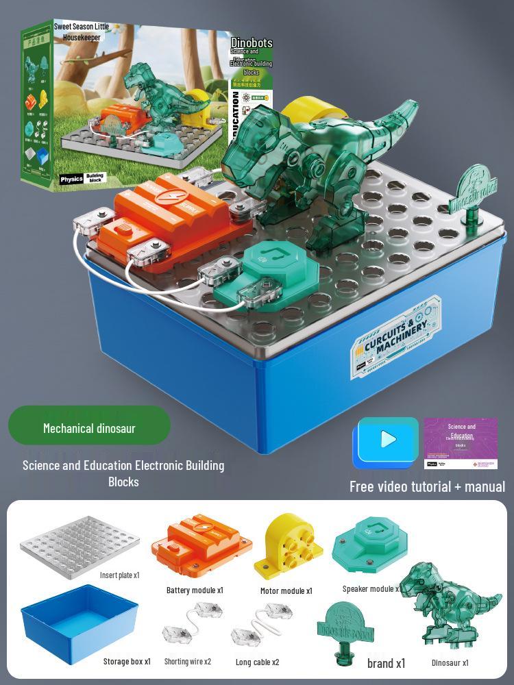 Kids' Science and Education Electronic Building Blocks Circuit Experiment Toy Set - Educational Physics Gift for Students