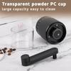 Protable Manual Coffee Grinder - 95 Ceramic Burr Adjustable Coarse to Fine 30g Beans & 80ml Powder Detachable Handle