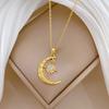 Damen Vielseitiges Stern Mond Licht Luxus Halskette