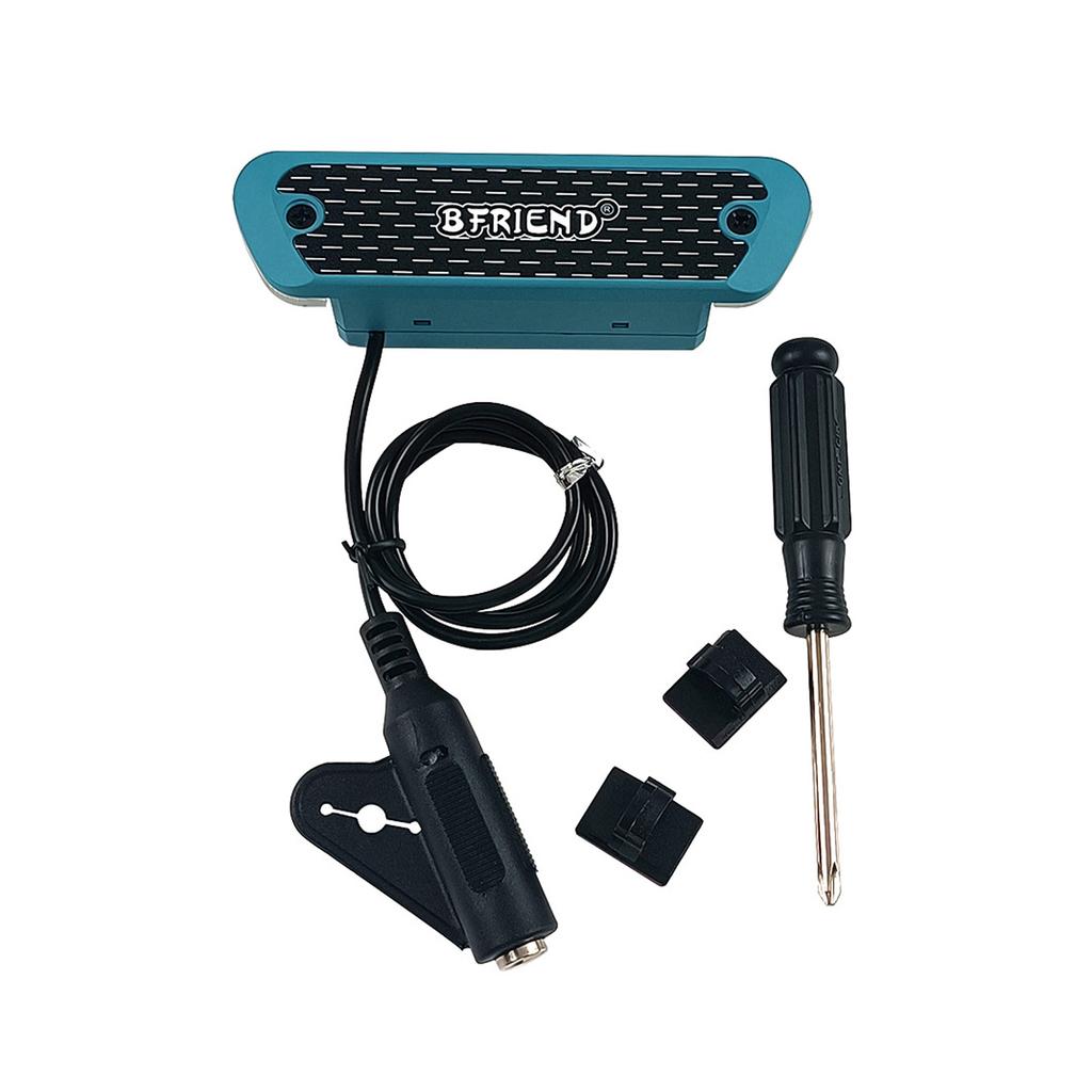 BFRIEND Gitarren Tonabnehmer Holz Gitarre Schallloch Tonabnehmer mit Anschlusskabel MlC VOL/TONE/VOL Reglern