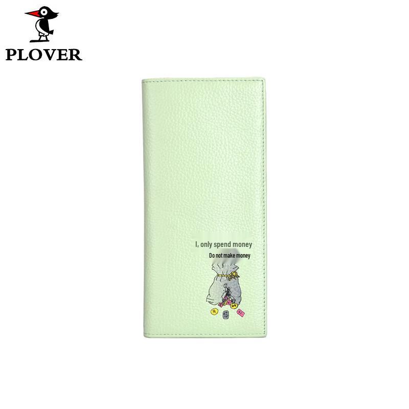 PLOVER Unisex Long Leather Wallet