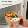 Microwaveable Square Takeaway Lunch Box