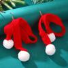 Women's Christmas Ear Studs Fall and Winter Hat Scarf Pendant Festival Earrings Gift for Wife Mother Daughter Friends