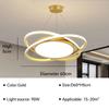 Modern LED Pendant Light Chandelier for Living Dining Room Bedroom Intelligent Ceiling Lamp Home Decor Indoor Lighting Fixture
