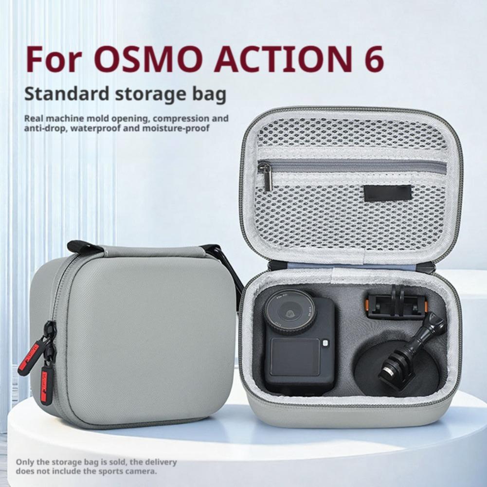 For DJI OSMO ACTION 6 Standard Waterproof Moisture-proof Storage Bag Action Camera Anti-drop Pressure-Resistant Accessories